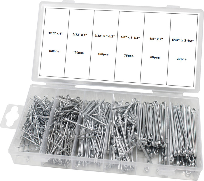 Split sortimentsæske 555 dele